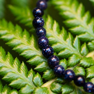 Mini Blue Goldstone Bracelet