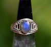 Labradorite Oval Ring