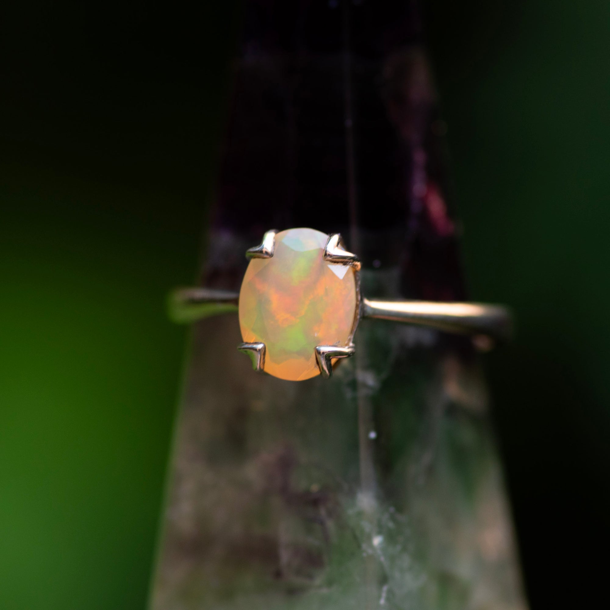 Oval Opal Ring