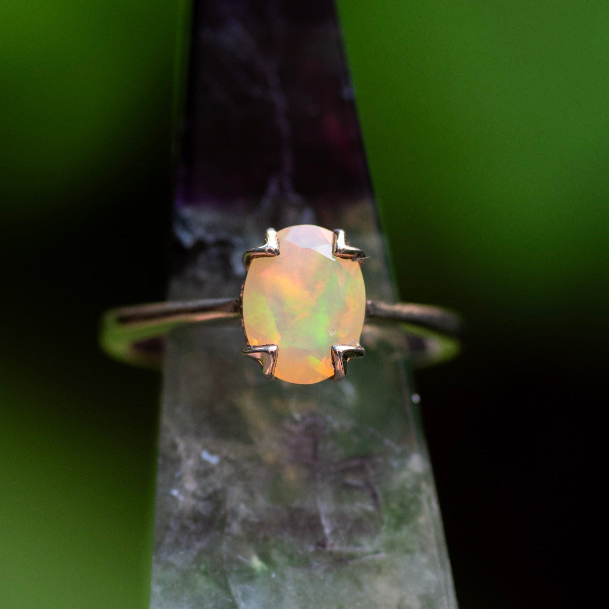 Oval Opal Ring