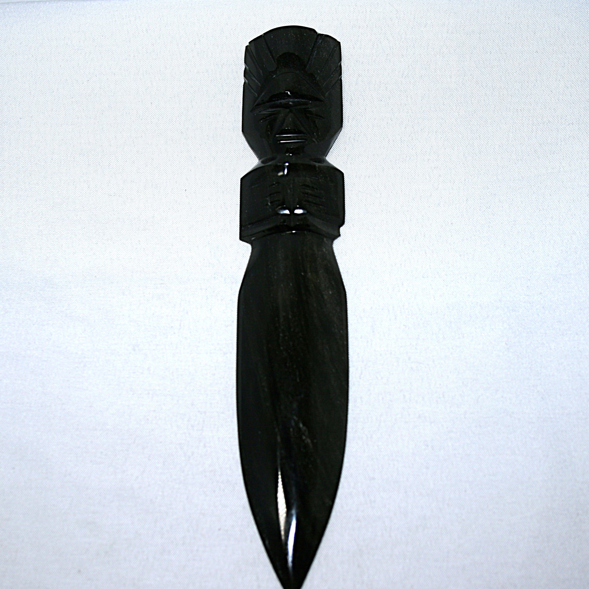 Carved Gold Sheen Obsidian Dagger (Multiple Available)