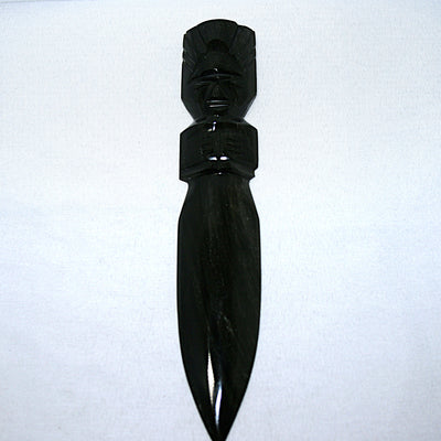 Carved Gold Sheen Obsidian Dagger (Multiple Available)