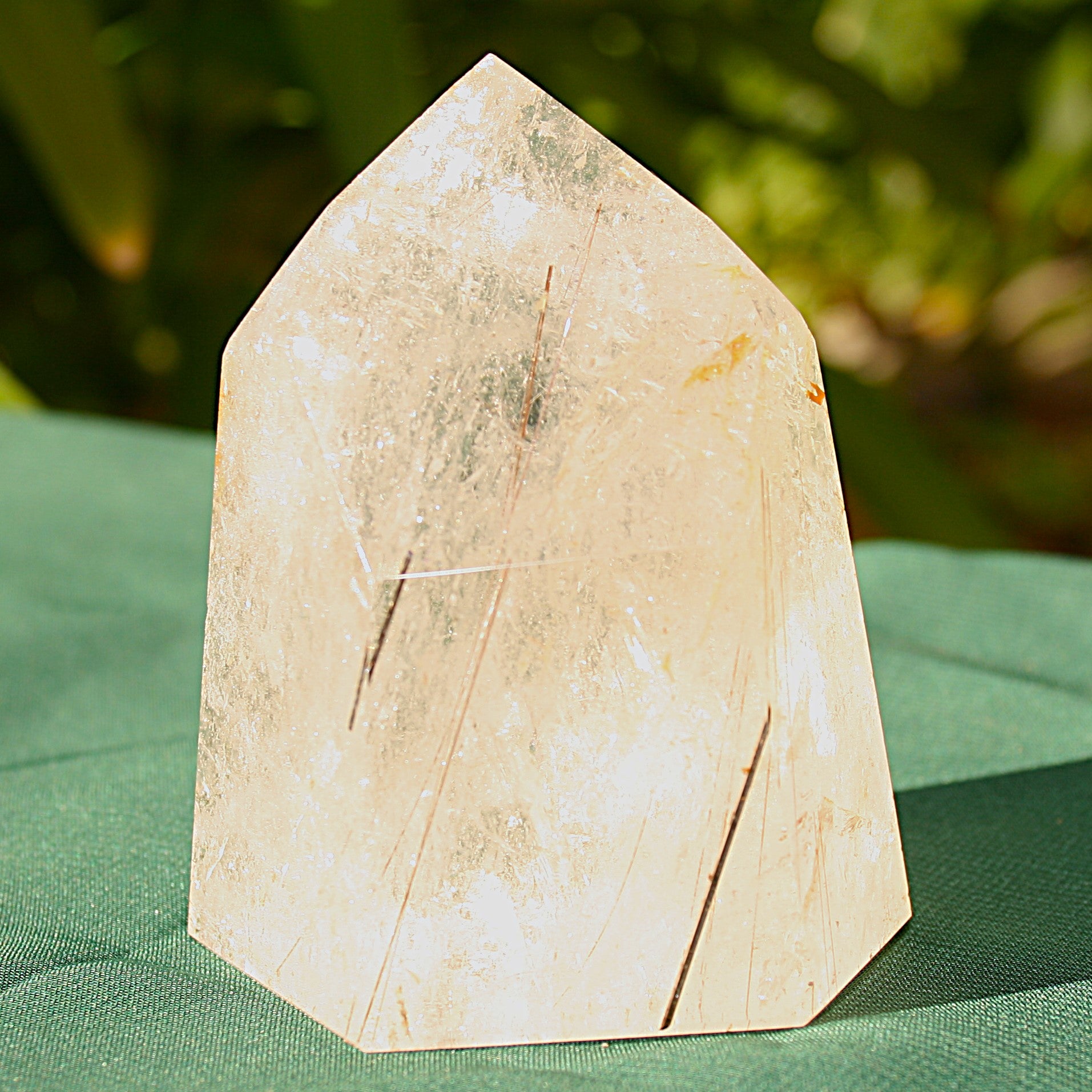 Rutilated Quartz Tower