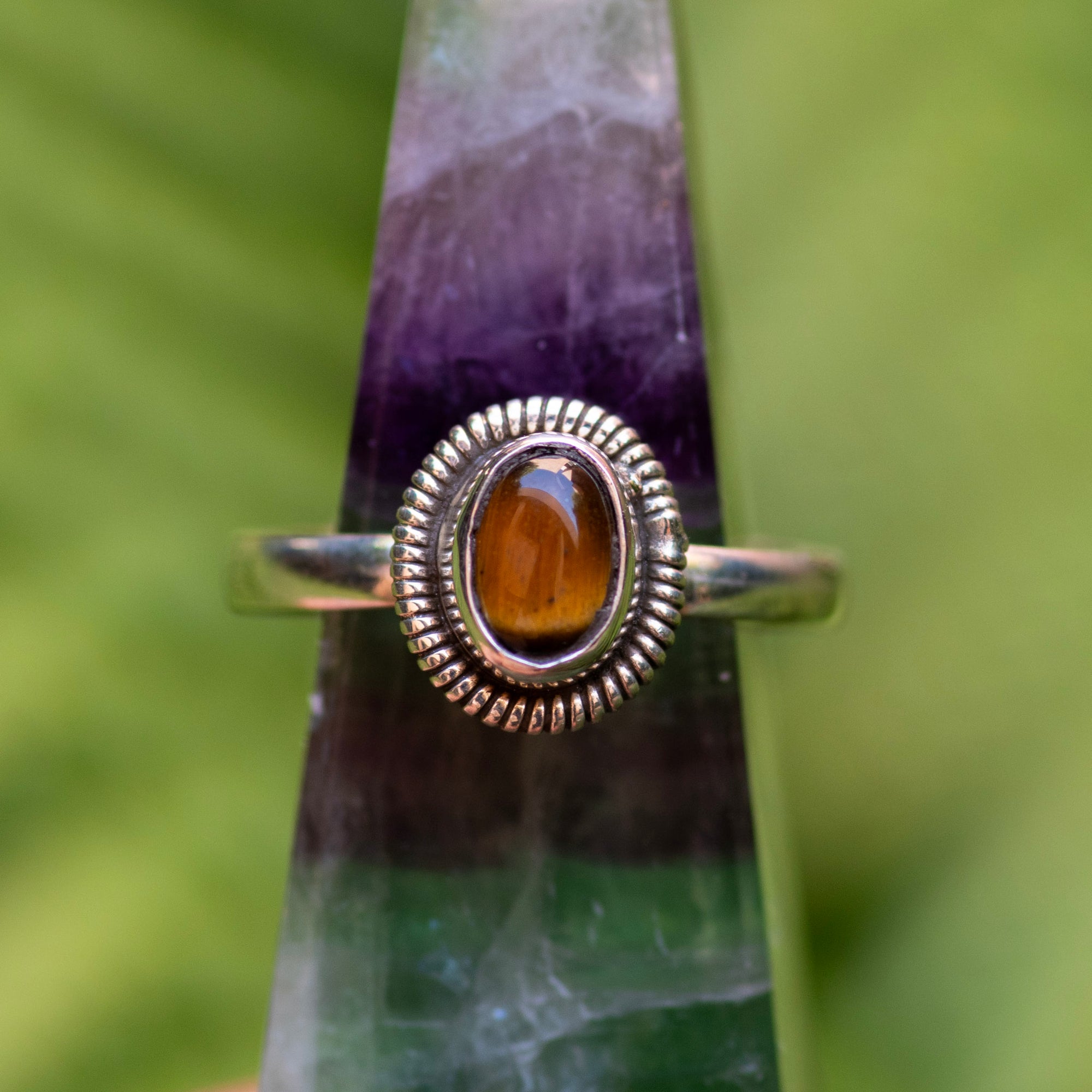 Tigers Eye Oval Ring