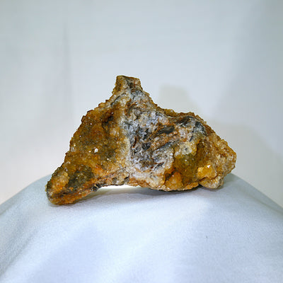 Citrine with Stibnite