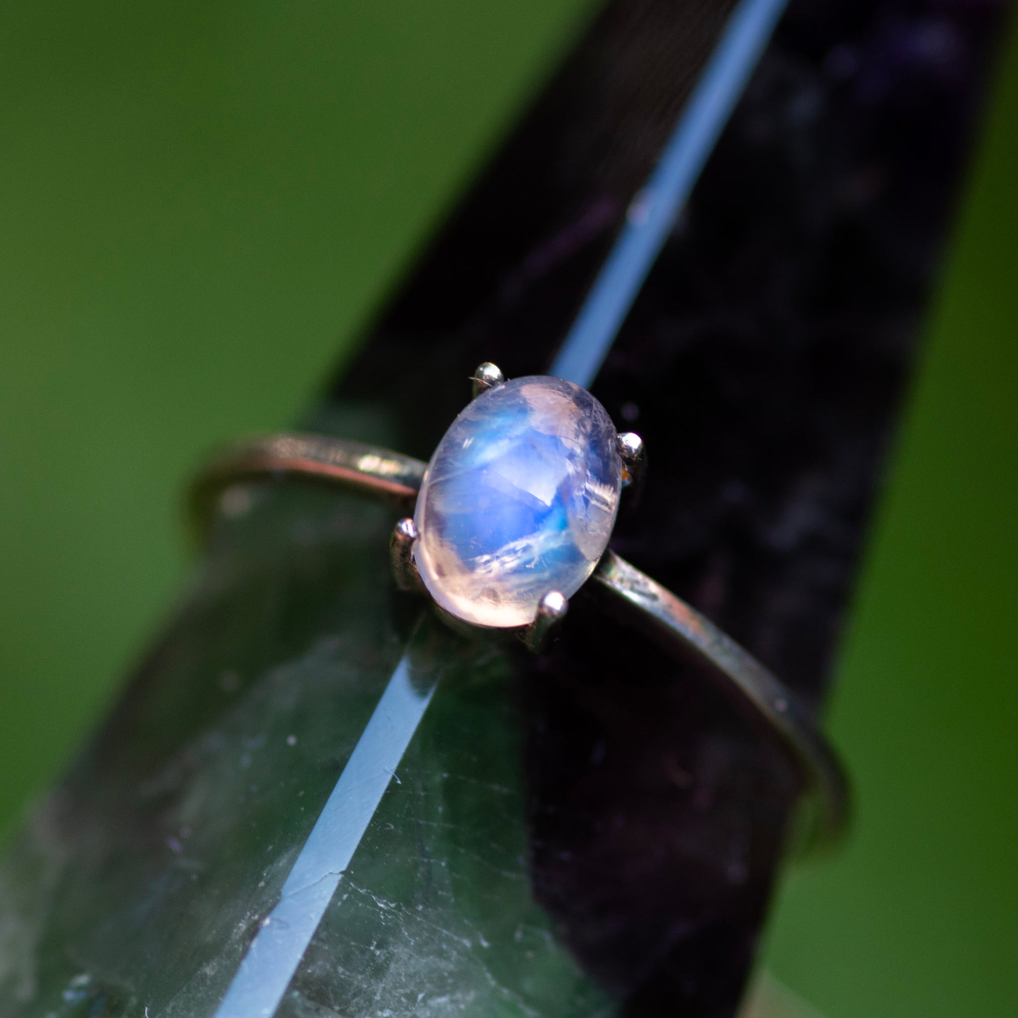 Moonstone Oval Ring