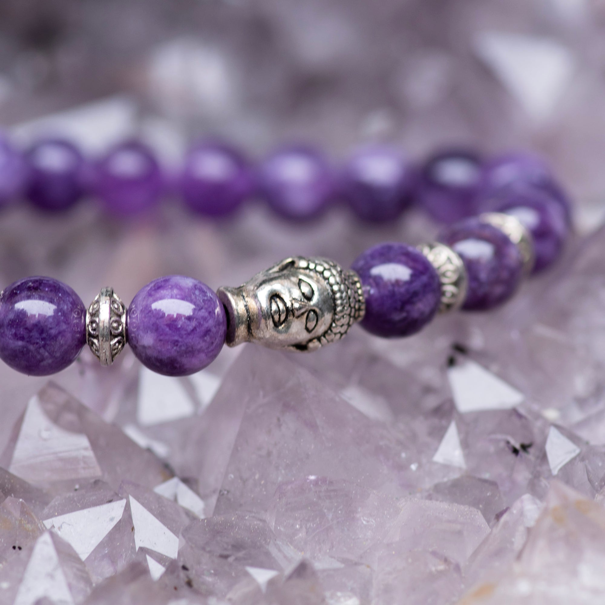 Buddha Amethyst Bracelet