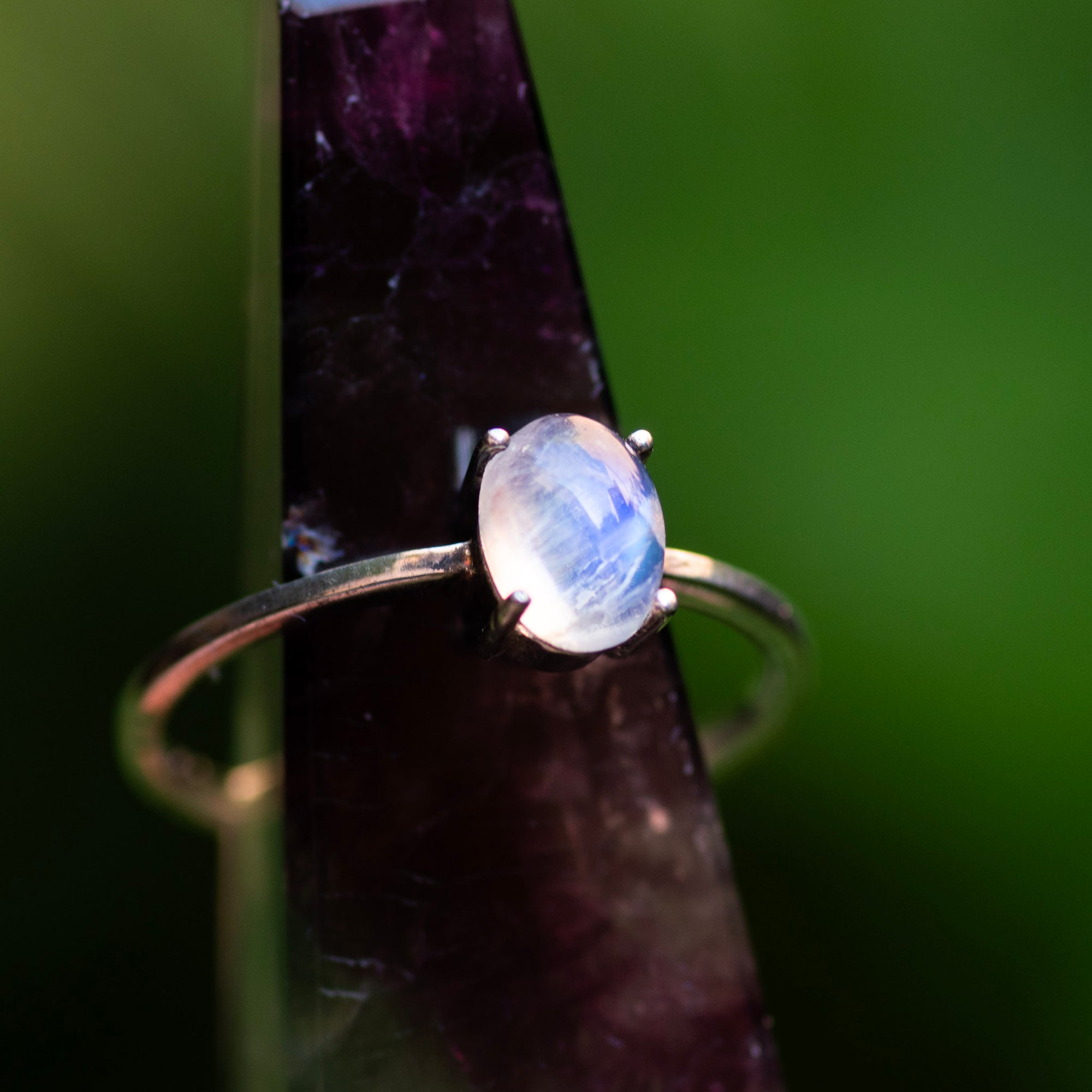 Moonstone Oval Ring