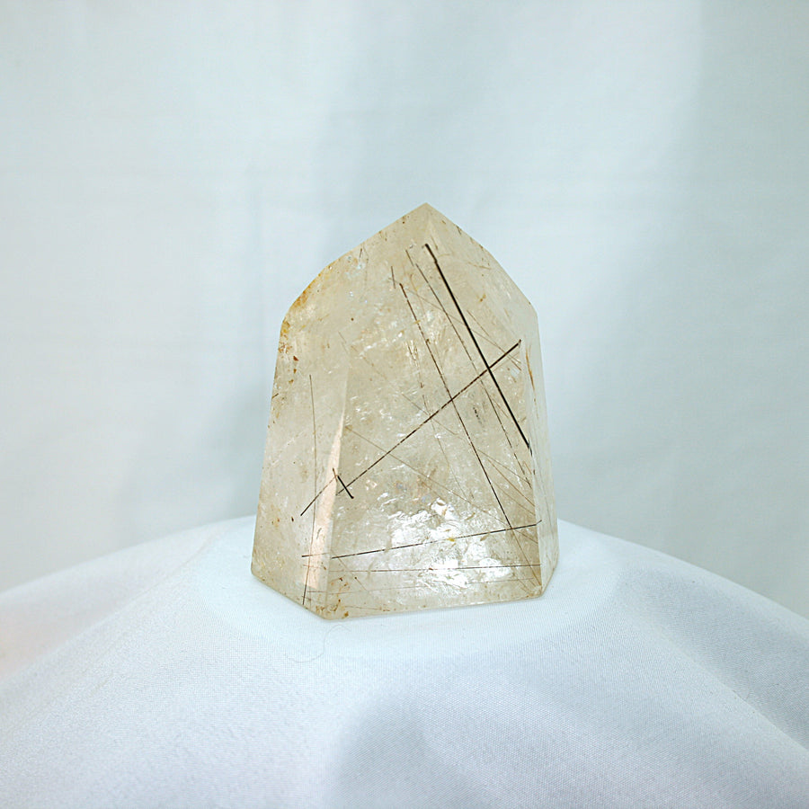 Rutilated Quartz Tower