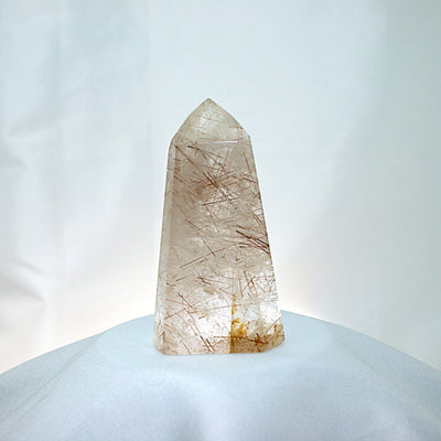 Rutilated Quartz Tower