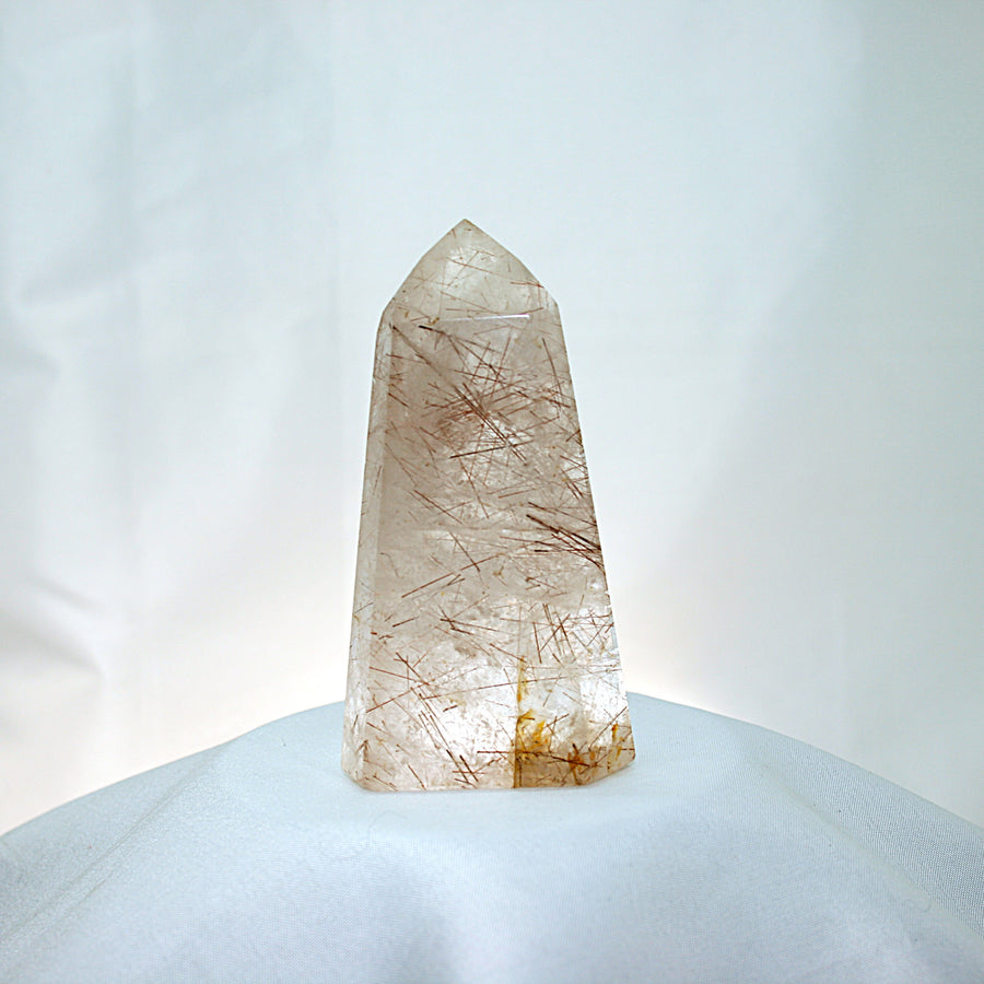 Rutilated Quartz Tower