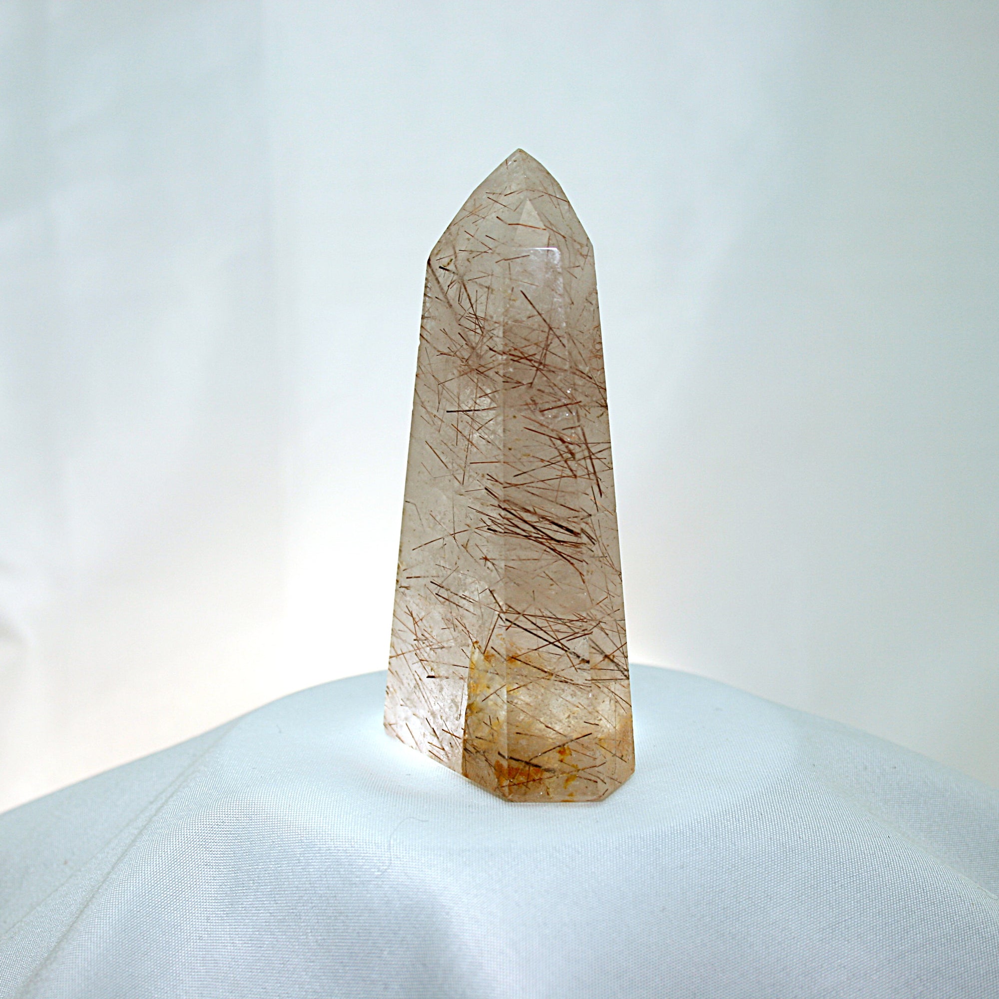 Rutilated Quartz Tower