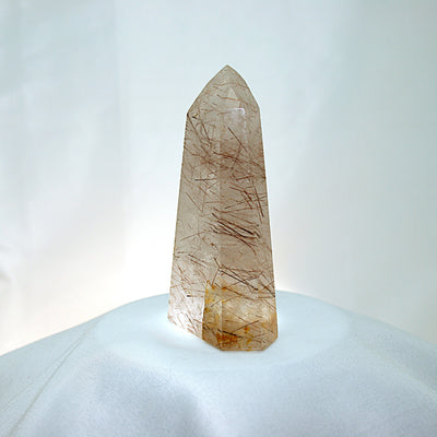 Rutilated Quartz Tower