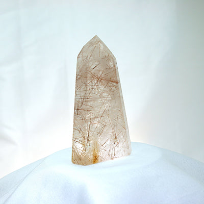 Rutilated Quartz Tower