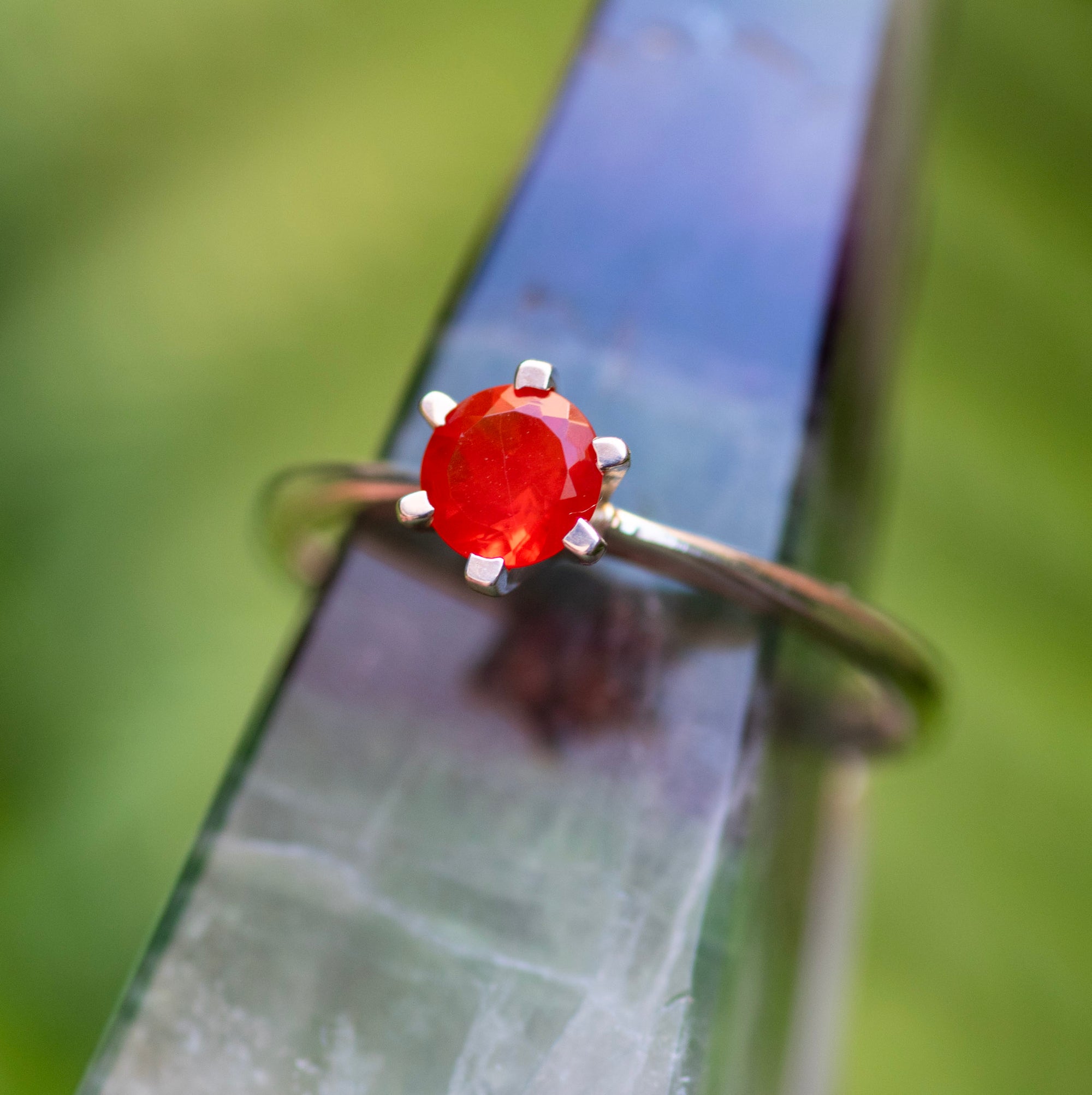 Fire Opal Ring