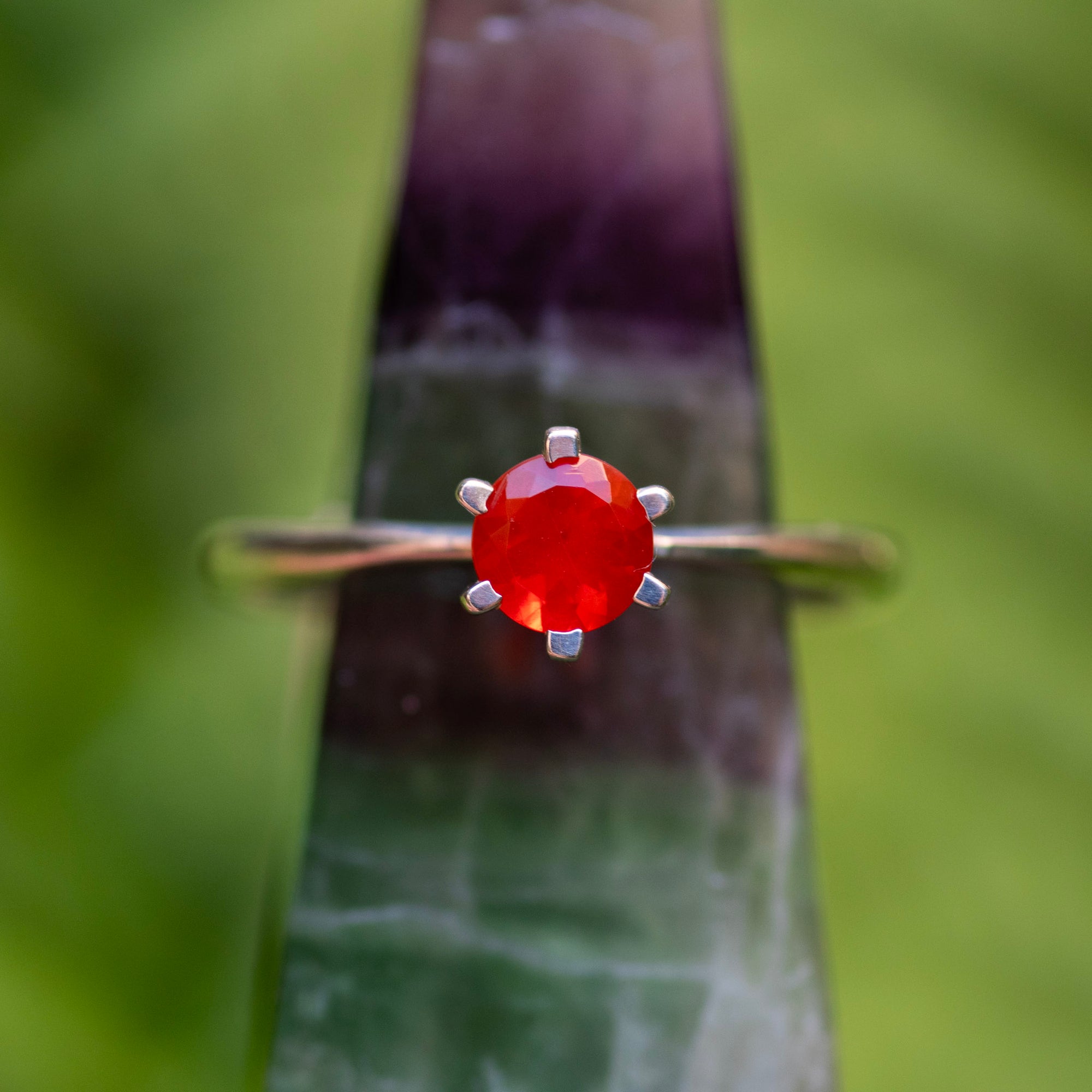Fire Opal Ring