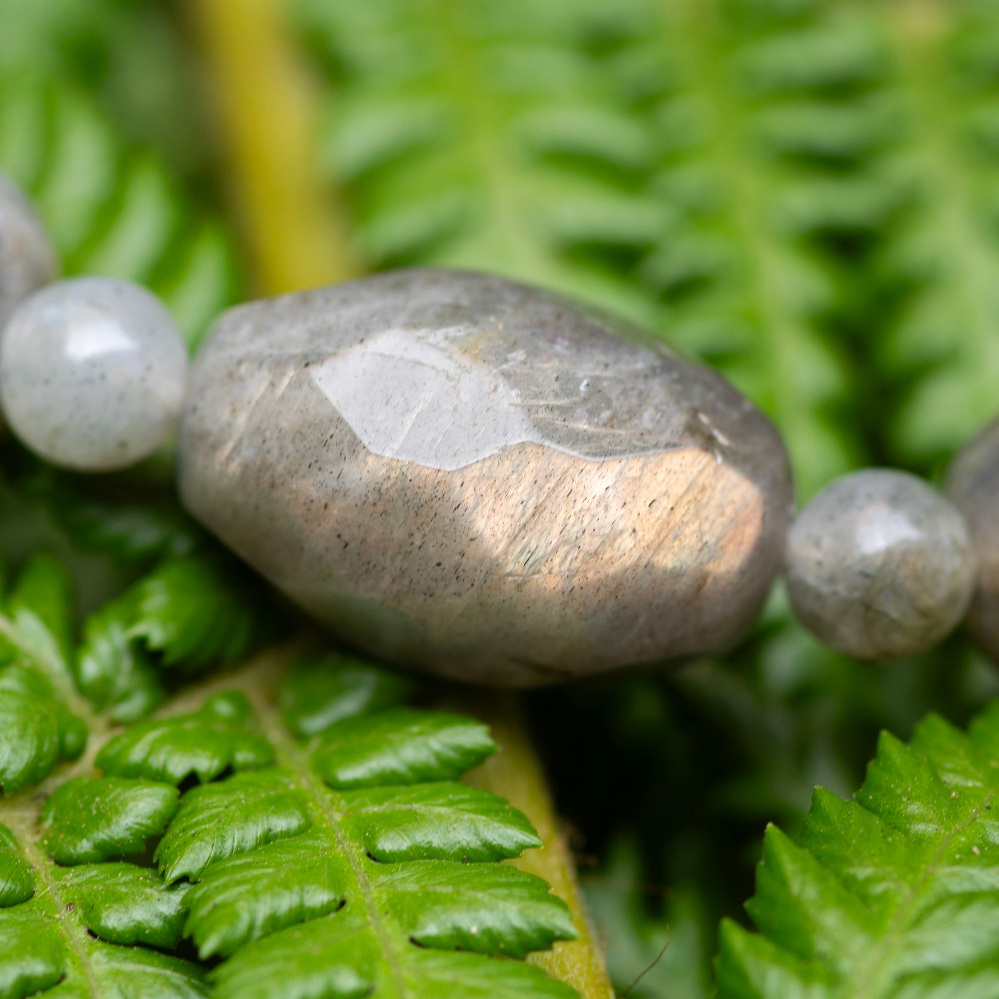 Geometric Labradorite Bracelet