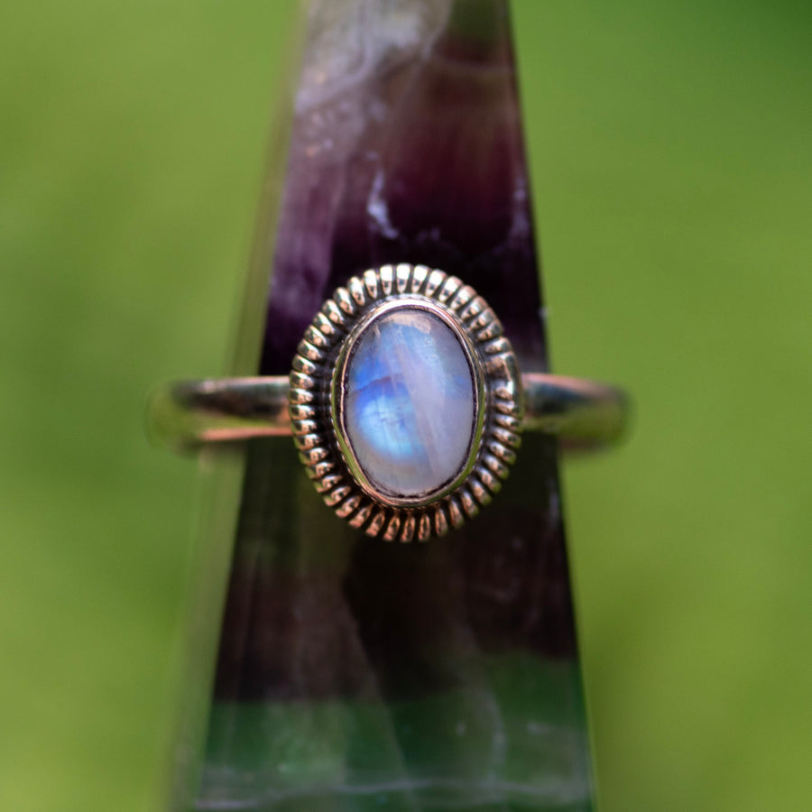 Labradorite Oval Ring