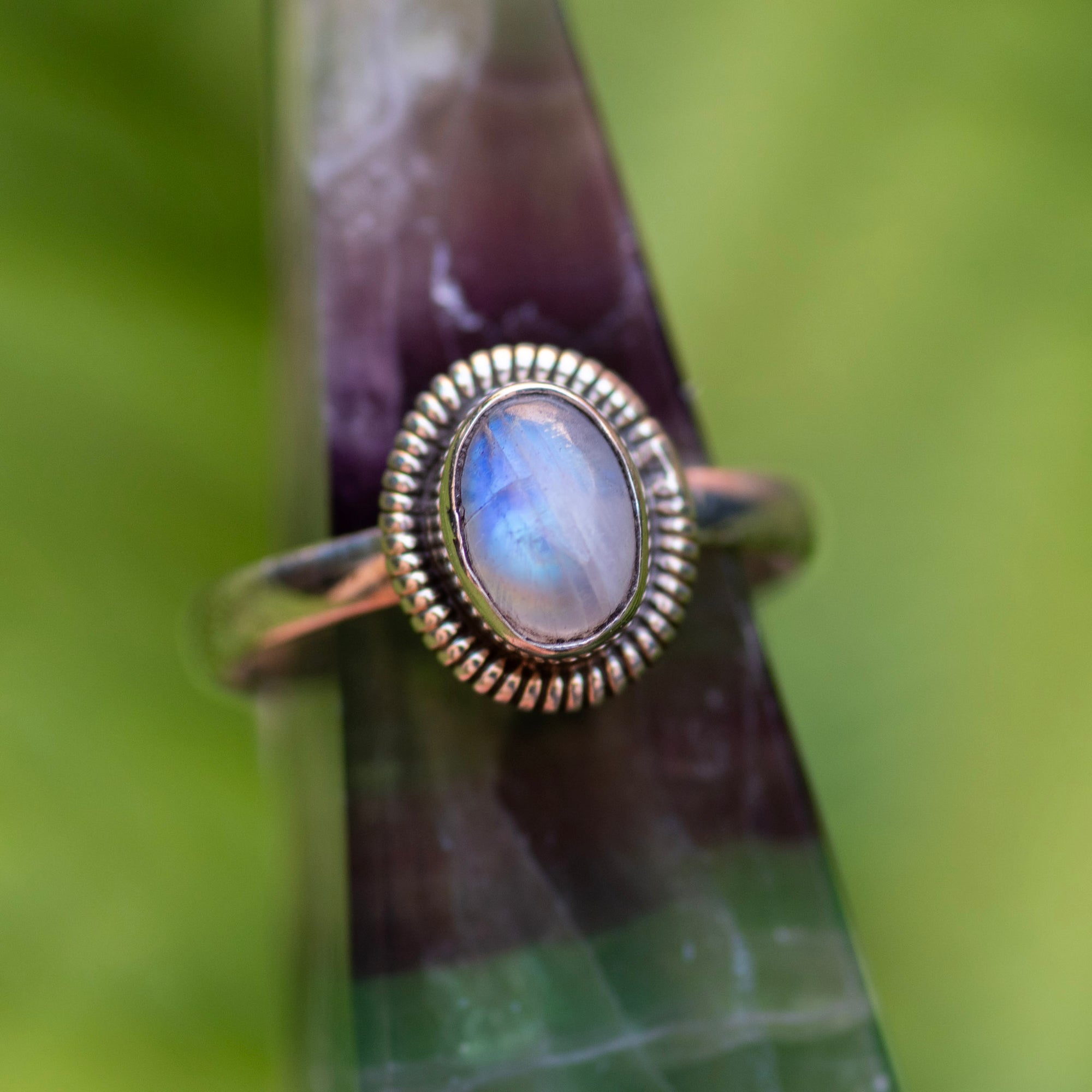 Labradorite Oval Ring