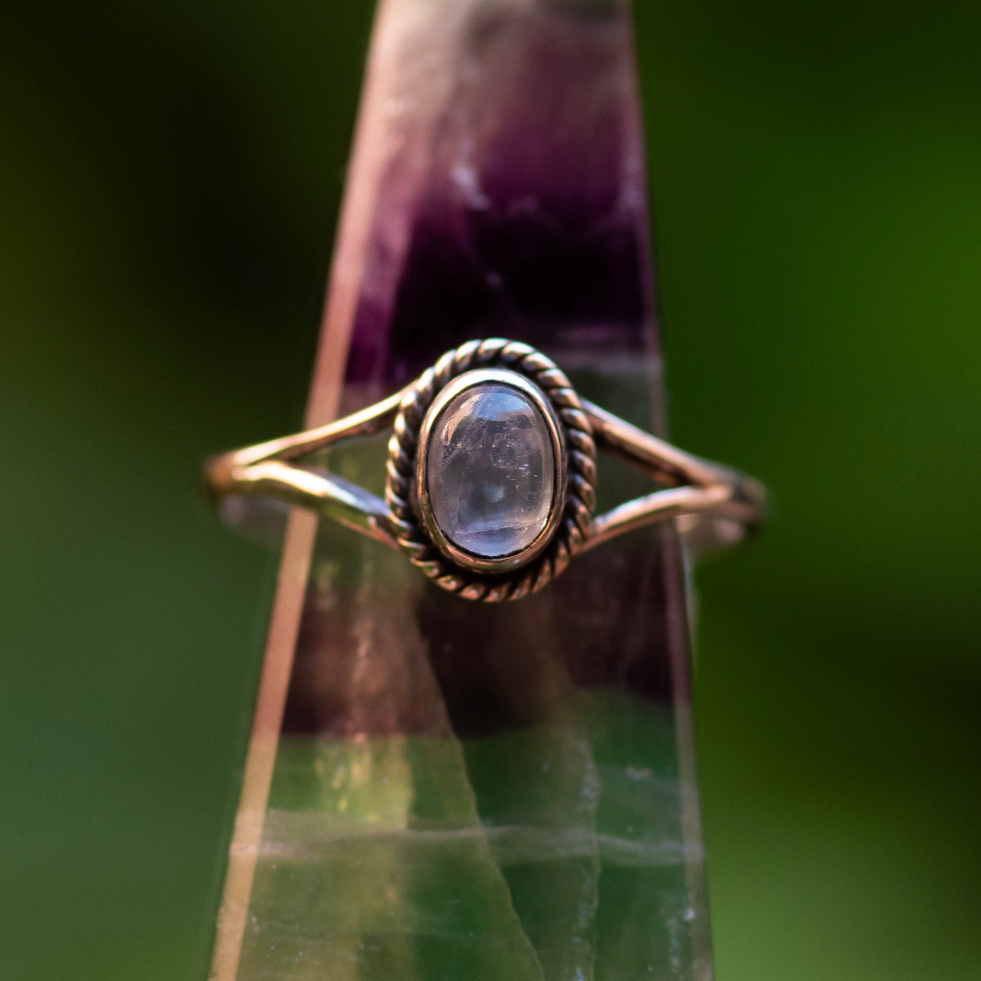 Labradorite Oval Ring