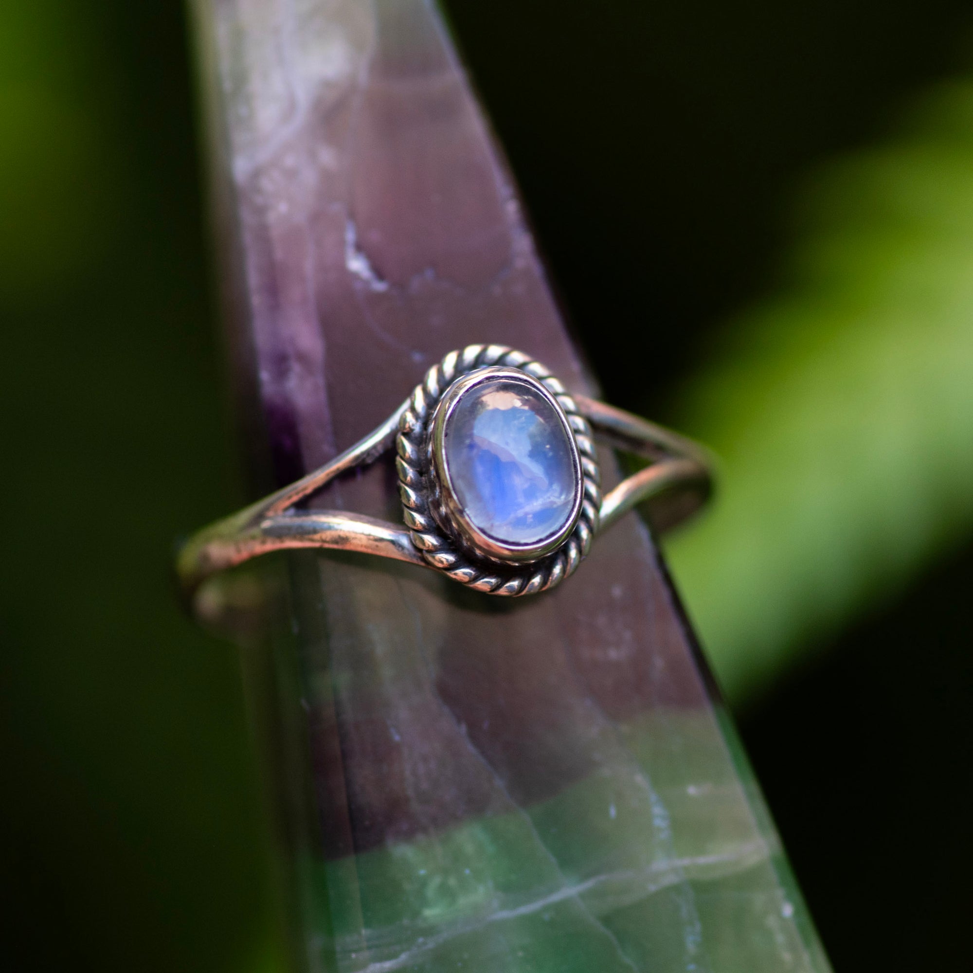Labradorite Oval Ring