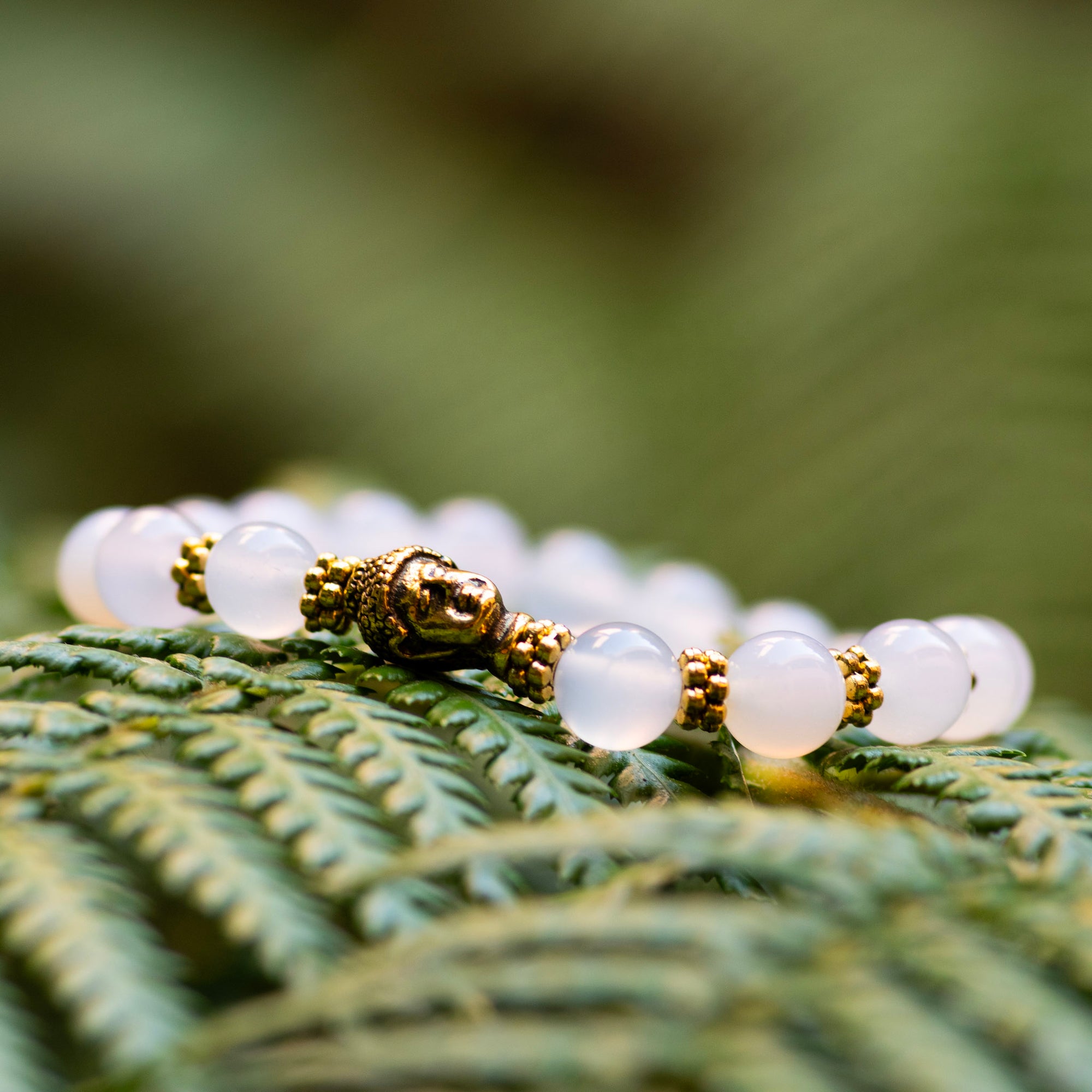 White Jade Meditation Bracelet