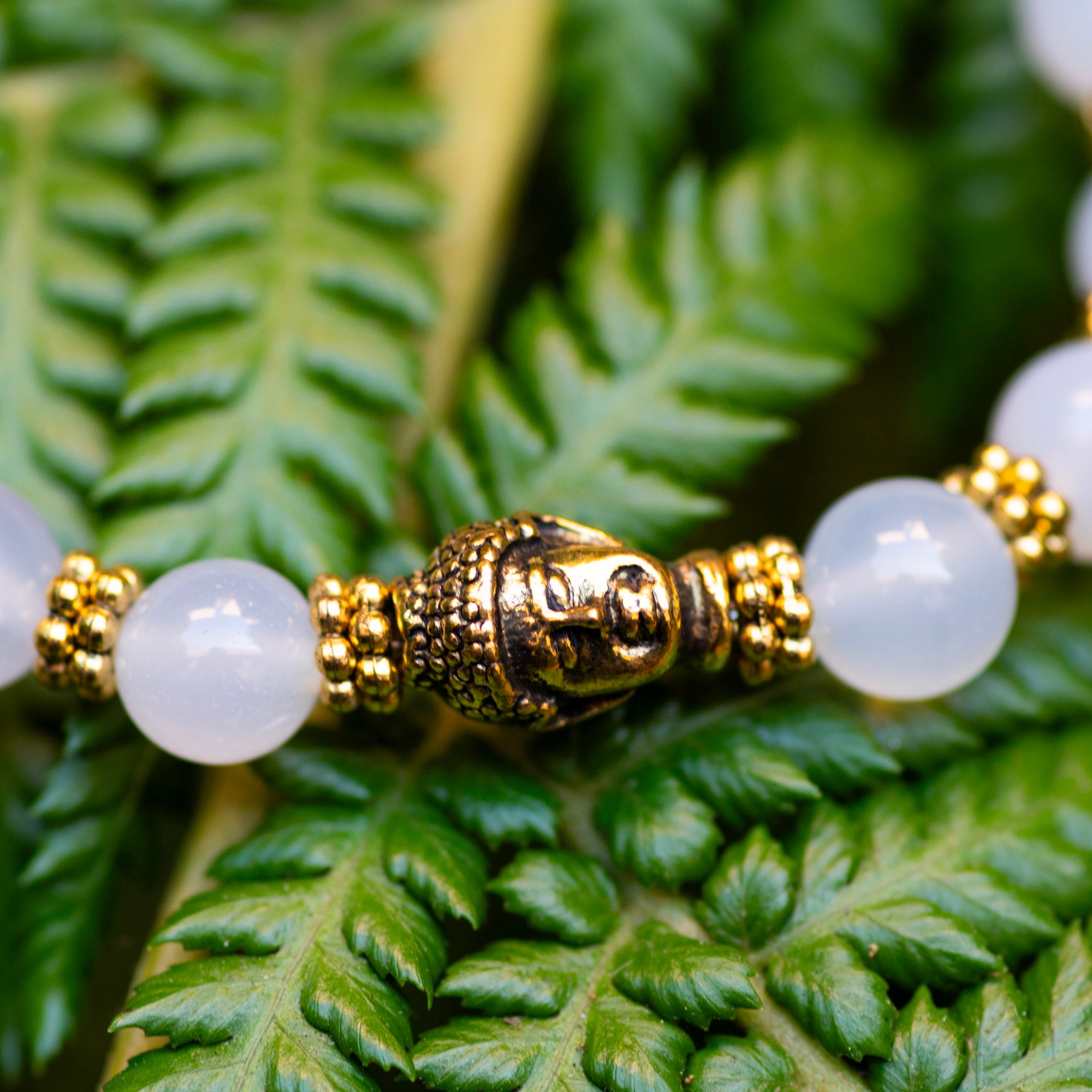 White Jade Meditation Bracelet