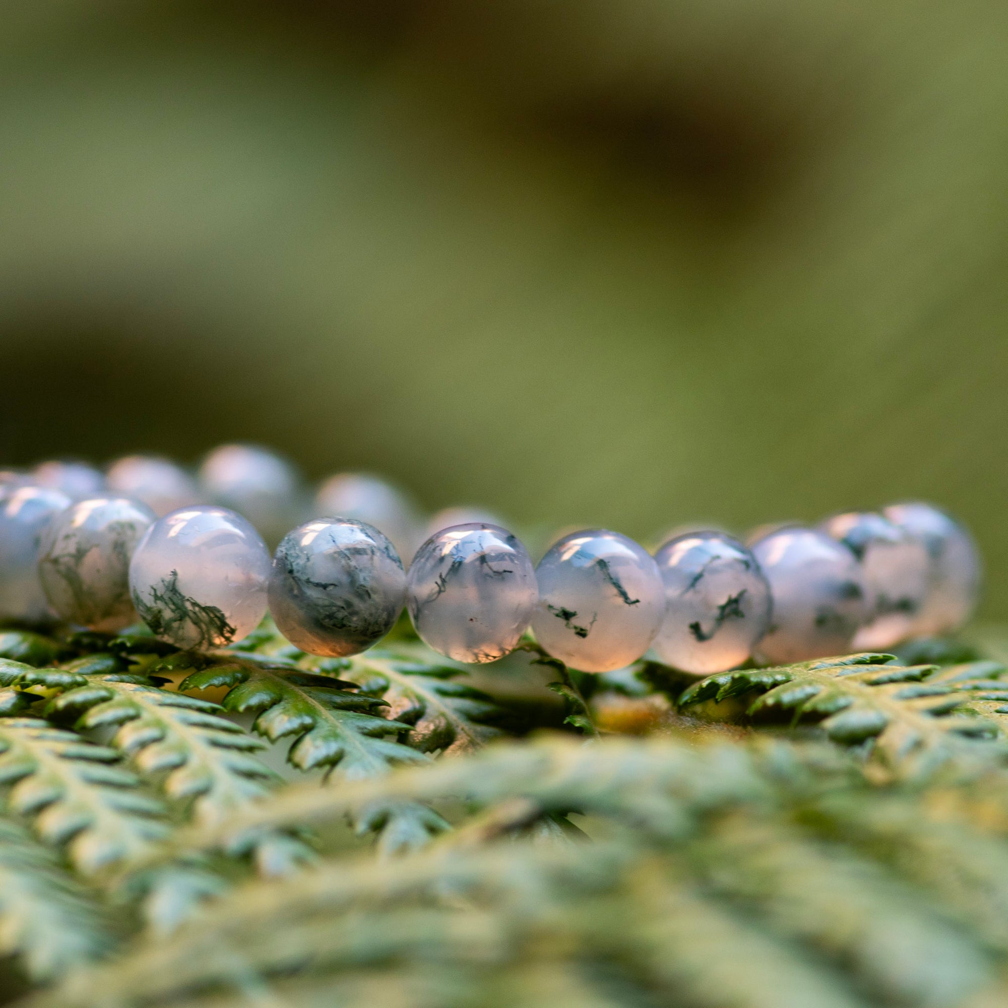 Green Moss Agate Bracelet