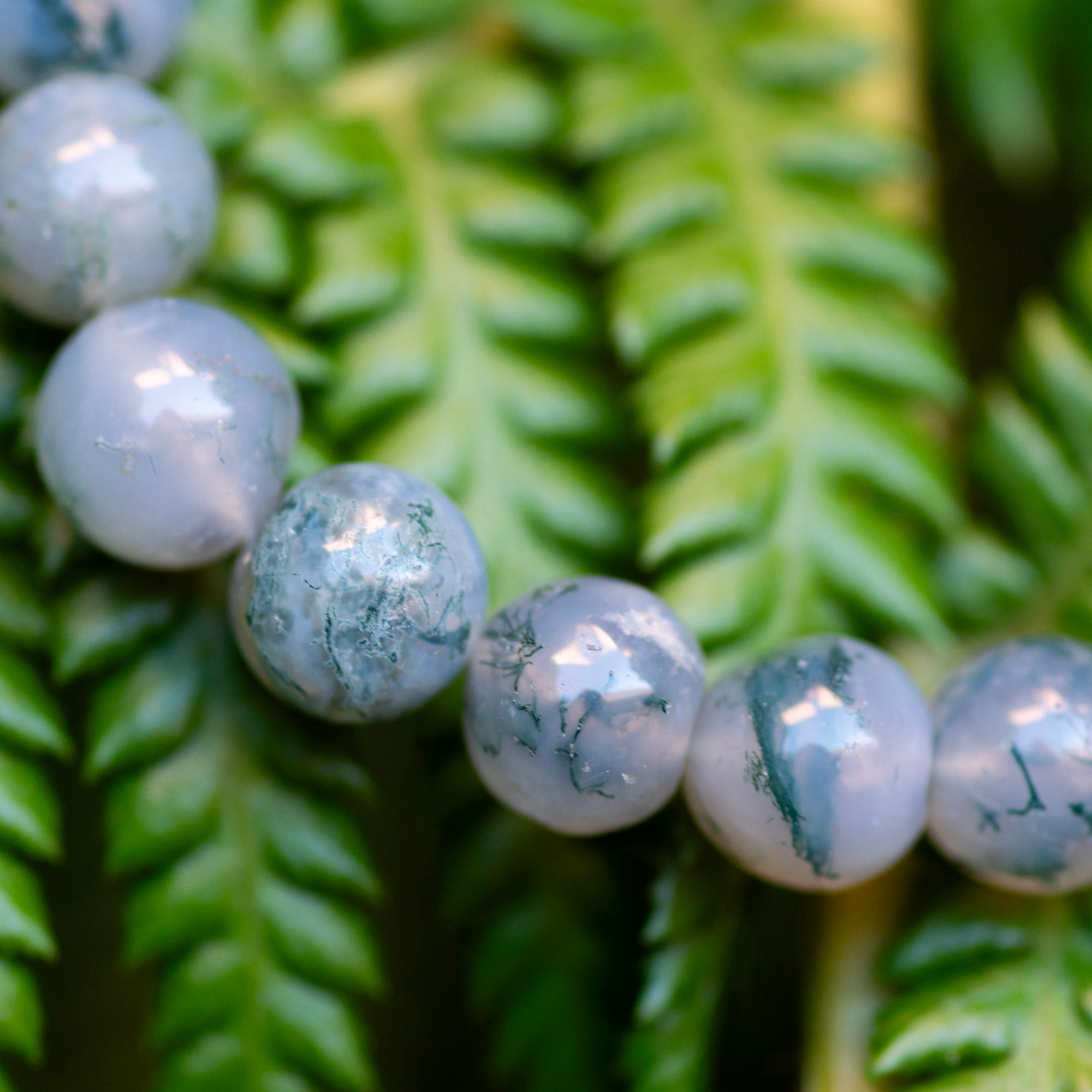 Green Moss Agate Bracelet