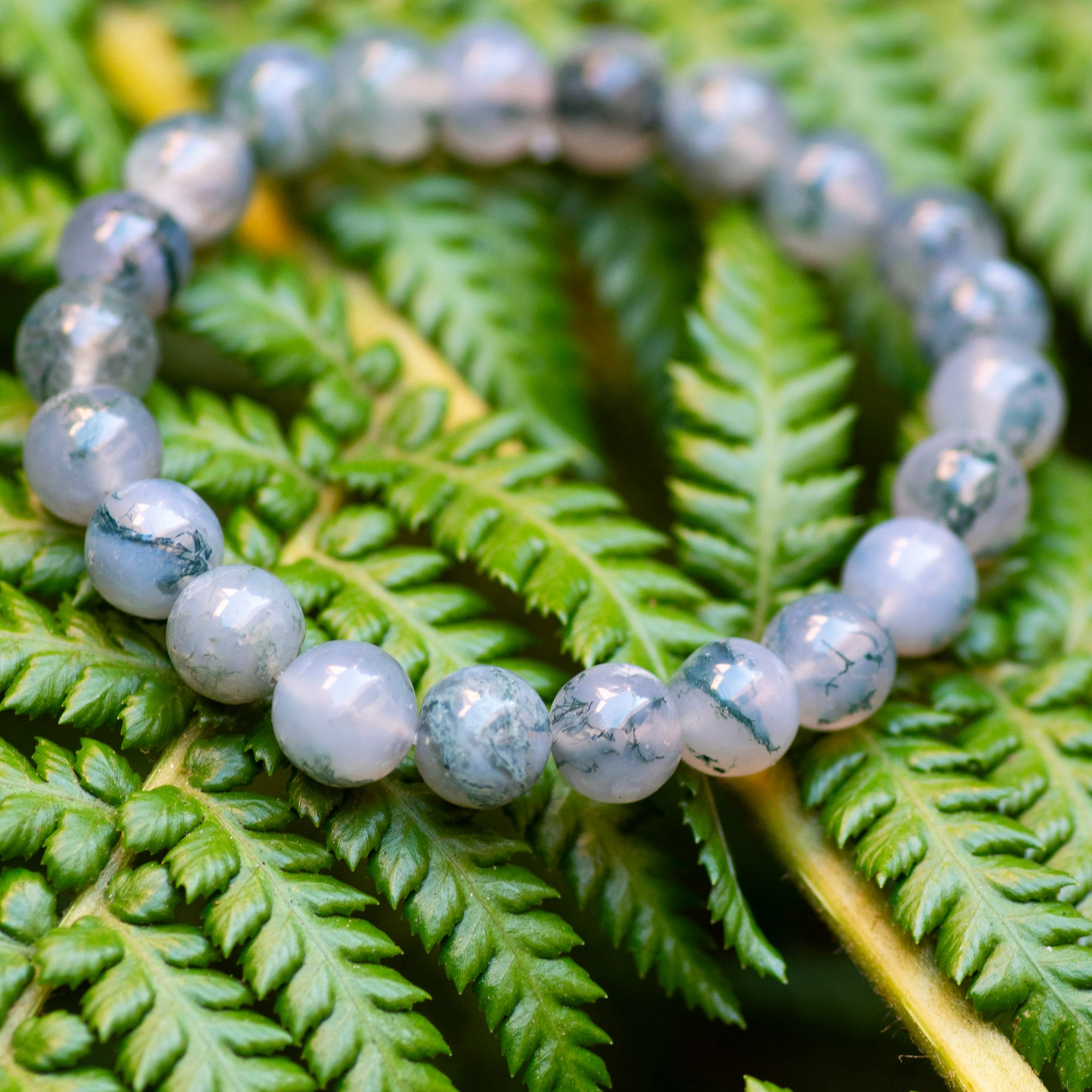 Green Moss Agate Bracelet