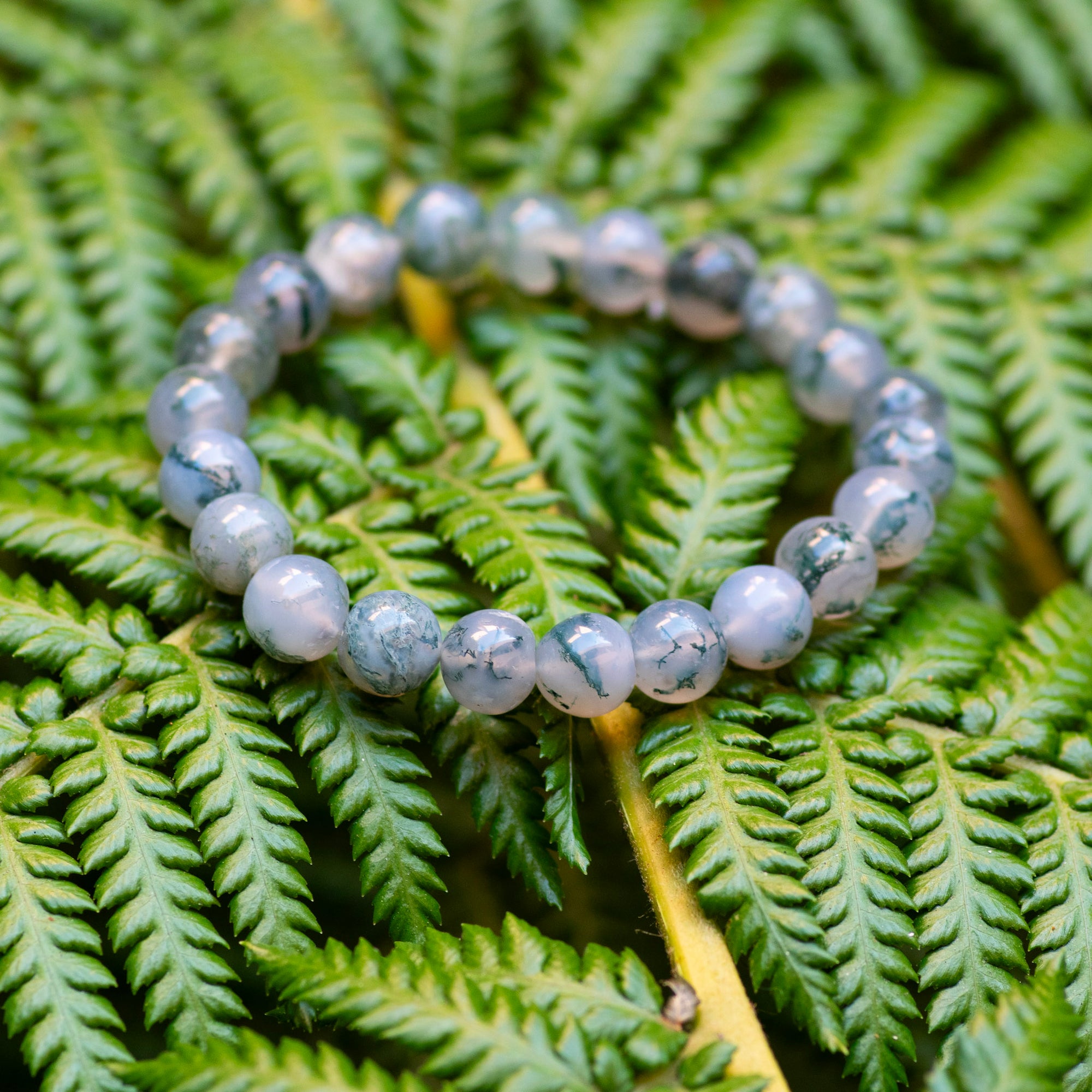 Green Moss Agate Bracelet