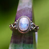 Moonstone Braided Ring