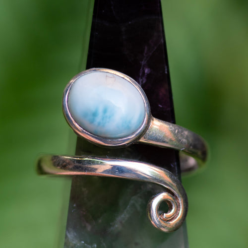 Larimar Adjustable Ring