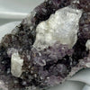 Amethyst, Quartz with Calcite