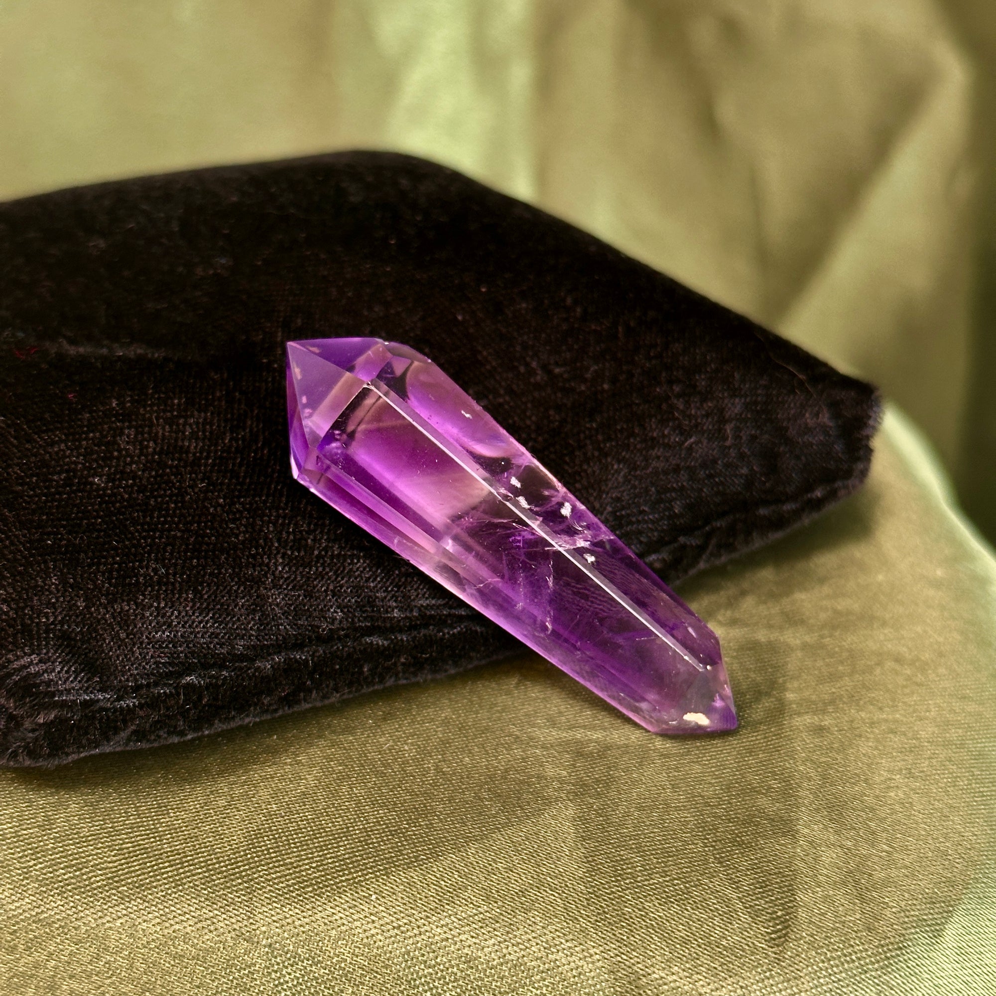 Double Terminated Amethyst