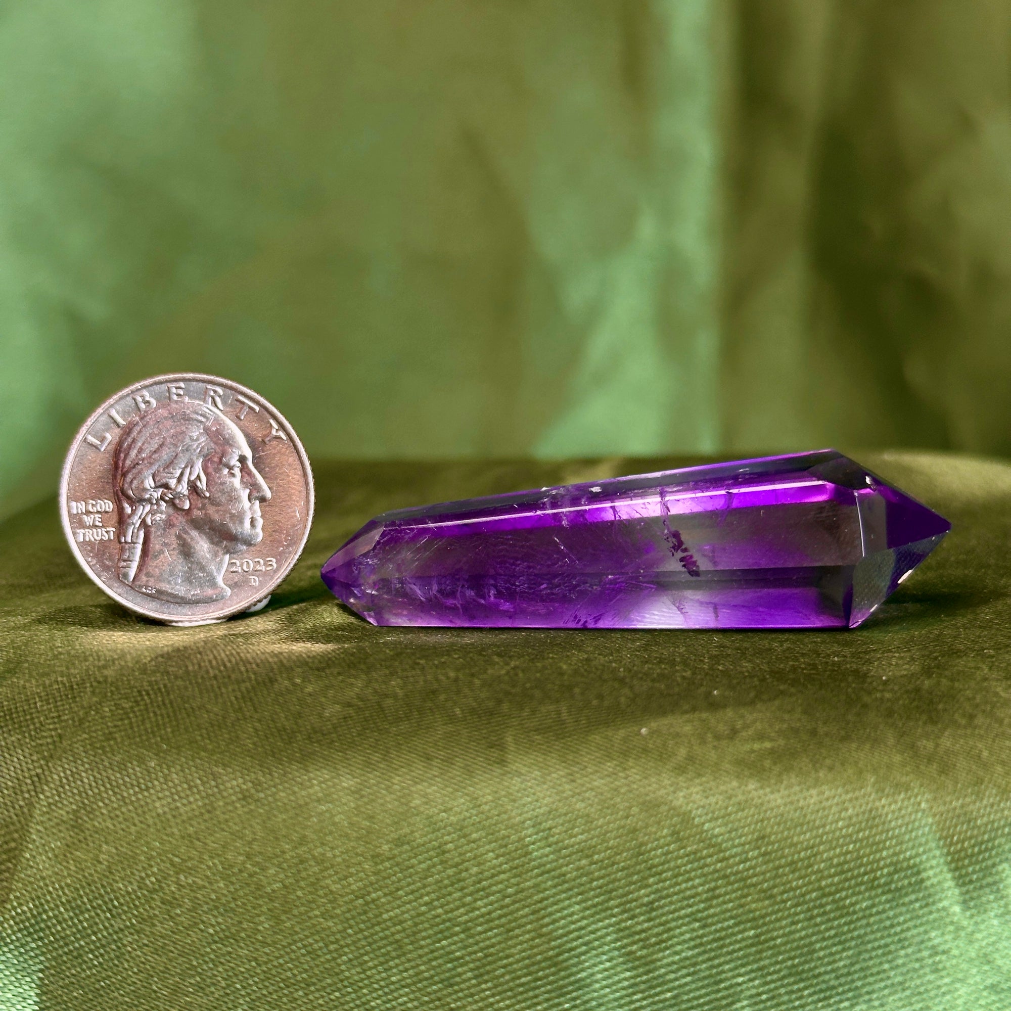 Double Terminated Amethyst