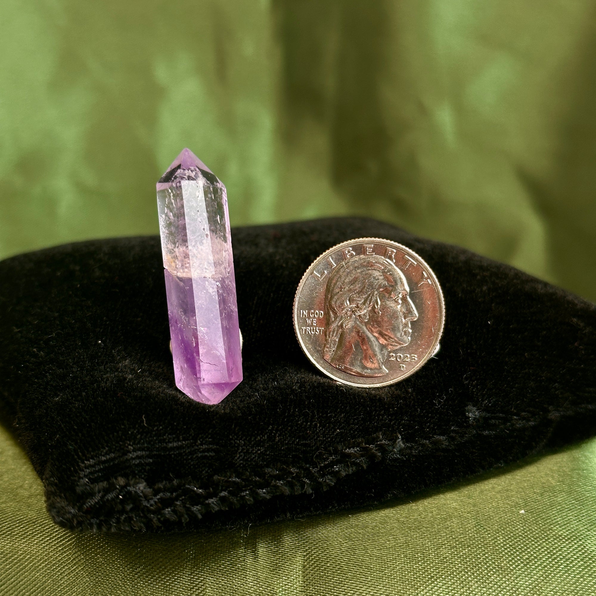 Double Terminated Amethyst