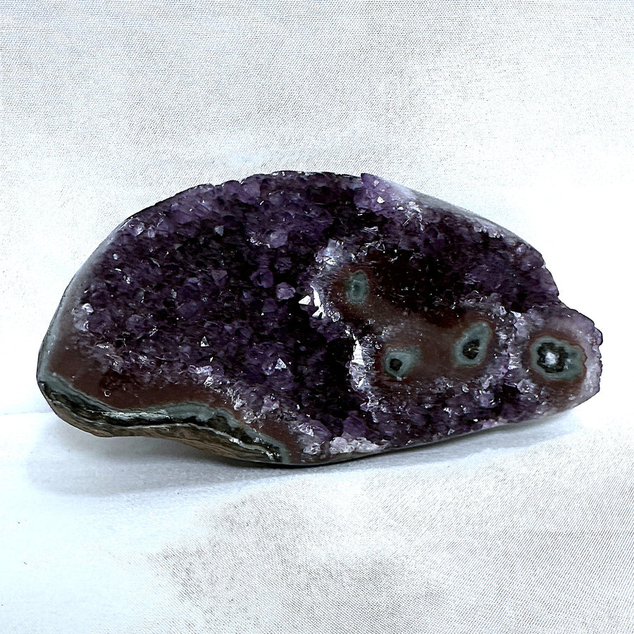 Raw & Smooth Amethyst Cluster