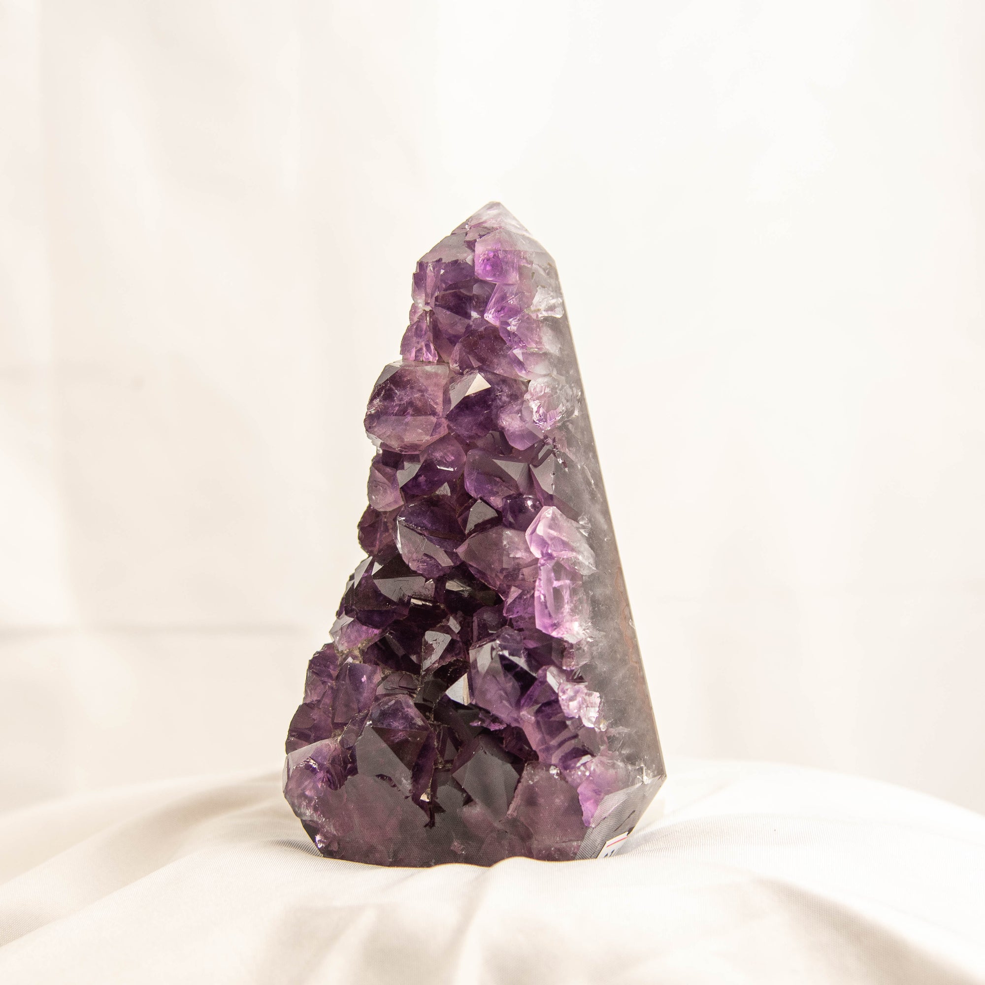Polished Amethyst Geode Standing Freeform
