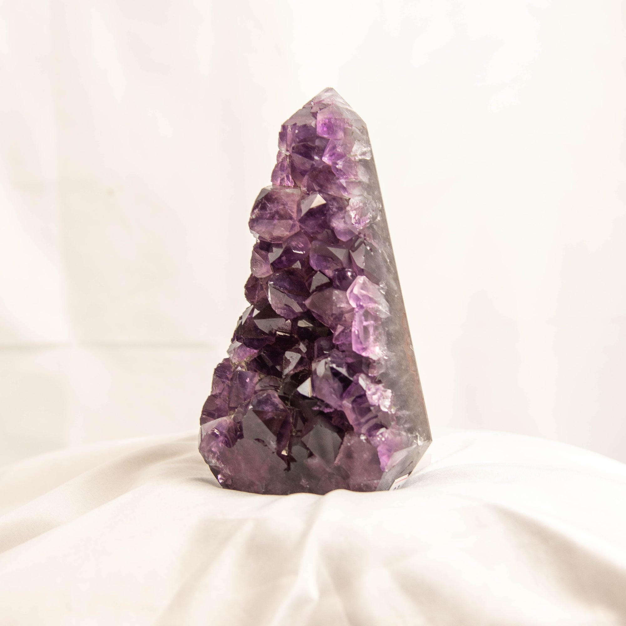 Polished Amethyst Geode Standing Freeform