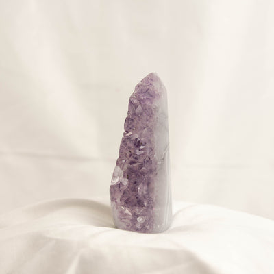 Polished Amethyst Geode Standing Freeform