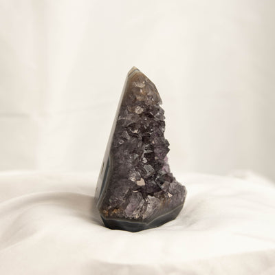 Polished Amethyst Geode Standing Freeform