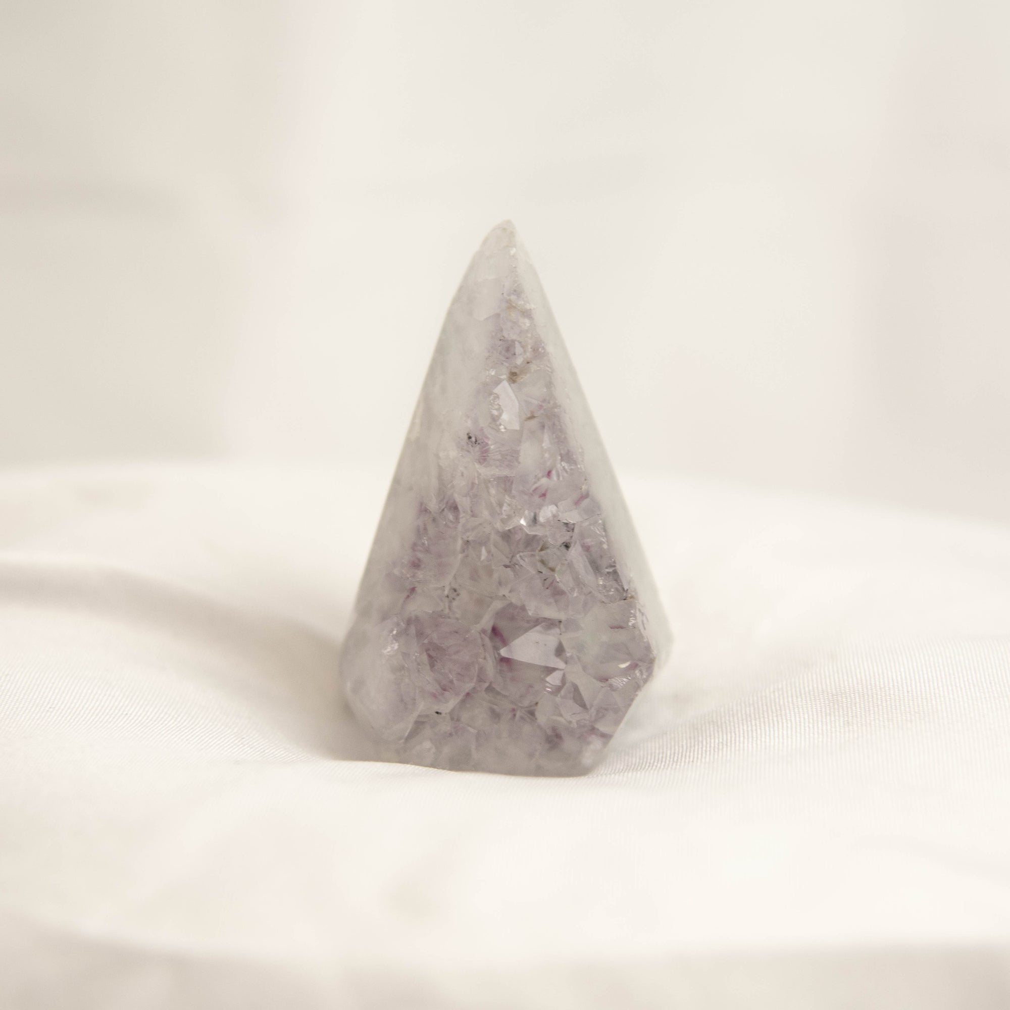 Mini Polished Amethyst Geode Standing Freeform