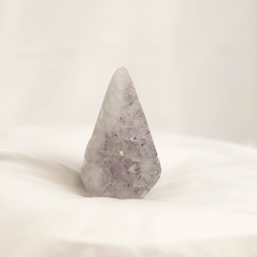 Mini Polished Amethyst Geode Standing Freeform