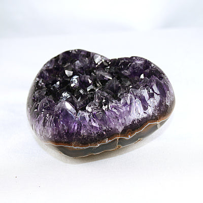 Amethyst Heart Cluster