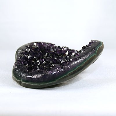 Dark Purple Amethyst Heart Cluster