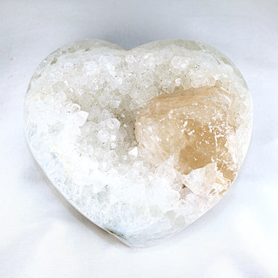 Amethyst with Calcite