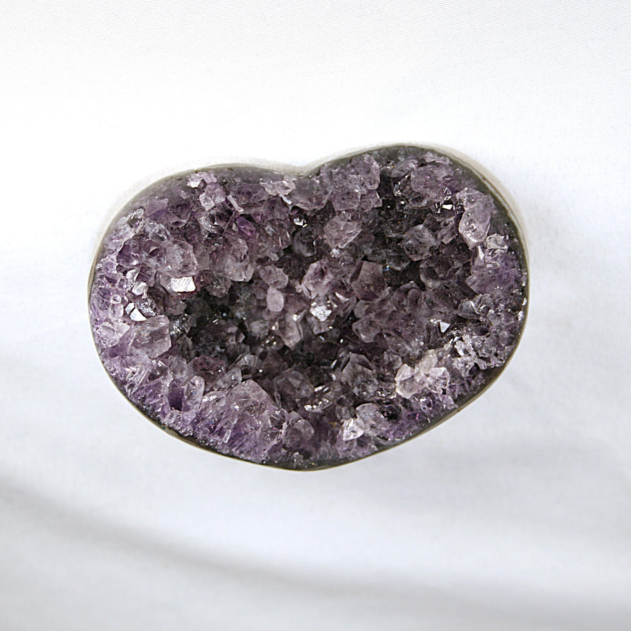 Raw Amethyst Heart Cluster