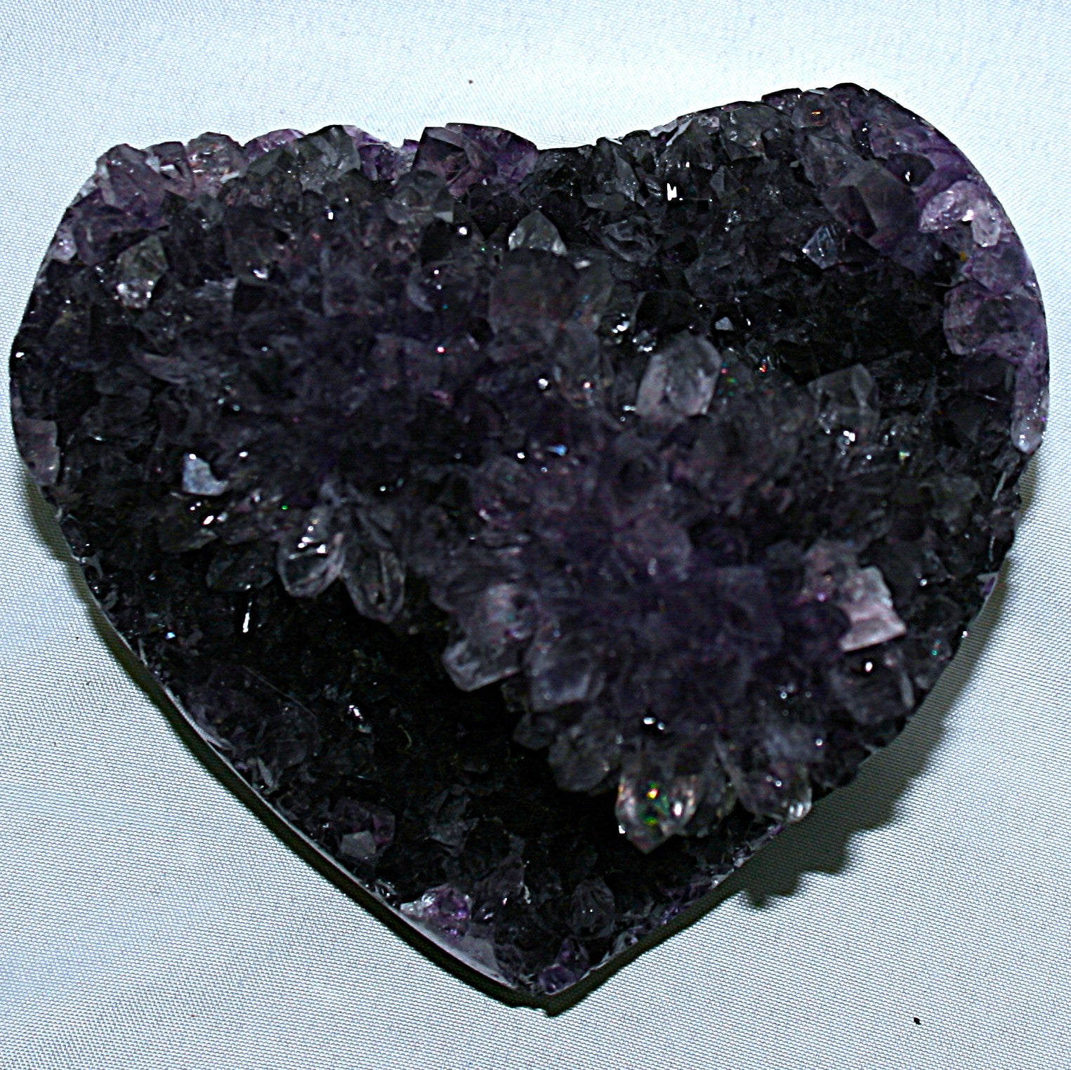 Amethyst Heart Cluster