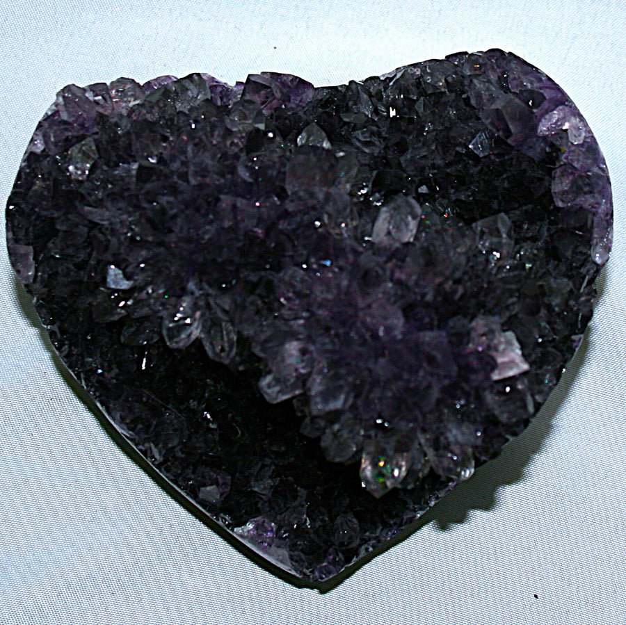 Amethyst Heart Cluster